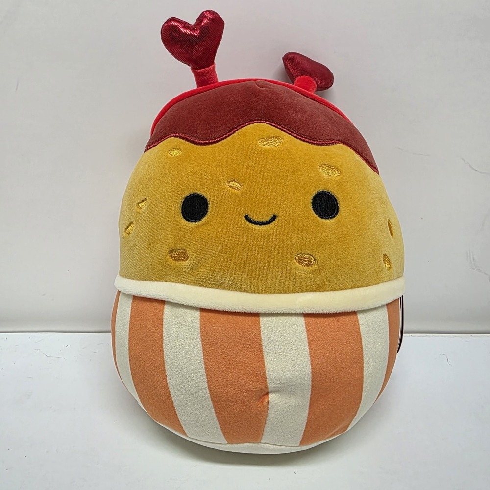 New Squishmallows Nestor The Chicken Nugget w/ Heart Valentines Day 8" Plush Toy